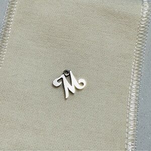 James Avery Script Initial M Charm